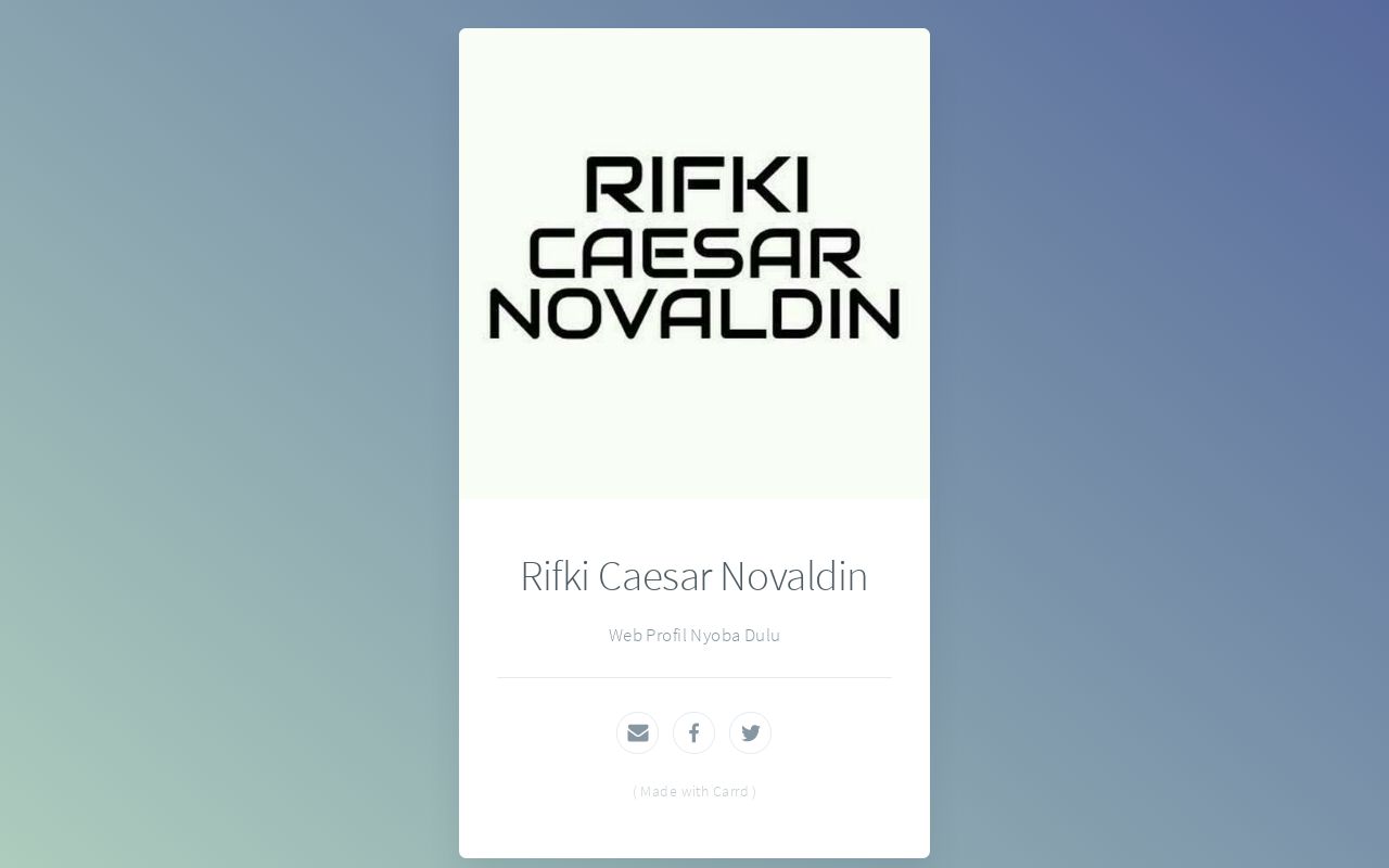 Carrd profile picture for @rcn